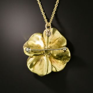 Tiffany & Co. Enamel and Diamond Pendant/Brooch