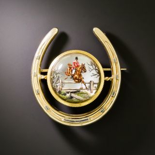 Tiffany & Co. Equestrian Essex Crystal Brooch - 2