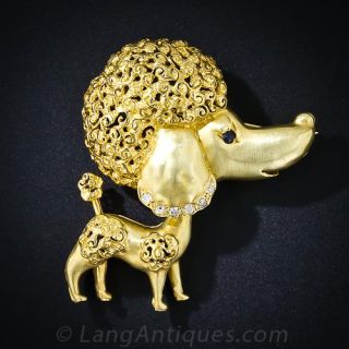 Tiffany & Co. French Poodle Pin