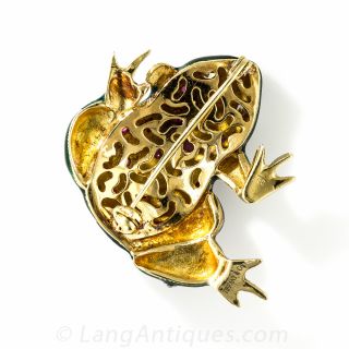 Tiffany & Co. Frog Brooch