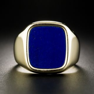 Tiffany & Co. Gent's Lapis Ring