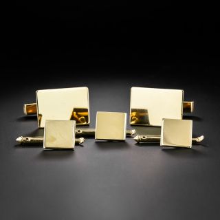Tiffany & Co. Gold Cufflink and Stud Set - 2