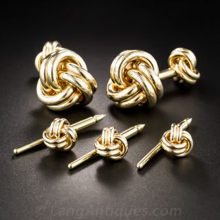 Tiffany & Co. Knot Cufflink and Stud Set