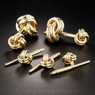 Tiffany & Co. Knot Cufflink and Stud Set