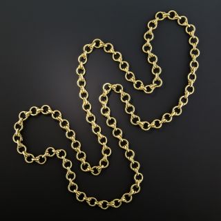 Tiffany & Co. Long Fancy Link Chain