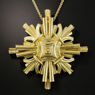 Tiffany &  Co. Maltese Cross Pendant Brooch