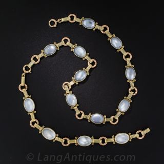 Tiffany & Co. Moonstone Necklace and Bracelet