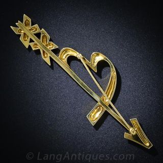  Tiffany & Co. Paloma Picasso  Heart and Arrow Brooch