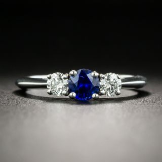 Tiffany & Co. Petite Sapphire and Diamond Ring - 3