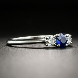 Tiffany & Co. Petite Sapphire and Diamond Ring