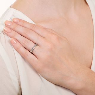 Tiffany & Co. Platinum and Diamond Wedding Band