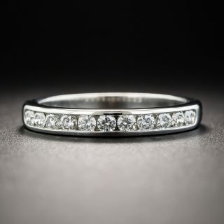 Tiffany & Co. Platinum Channel-Set Diamond Wedding Band