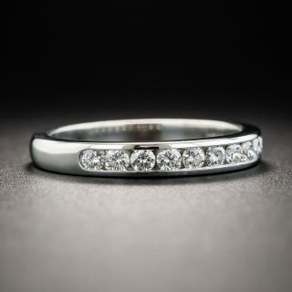 Tiffany & Co. Platinum Channel-Set Diamond Wedding Band