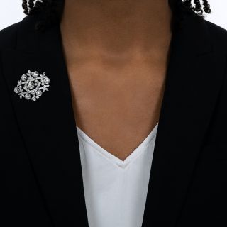 Tiffany & Co. Platinum Diamond Brooch - Circa 1915