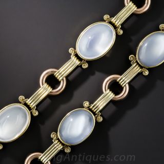 Tiffany & Co. Retro Moonstone Necklace and Bracelet Combo