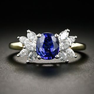 Tiffany & Co. Sapphire and Diamond Ring