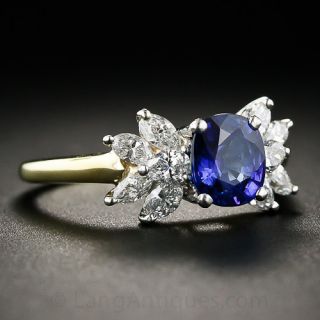 Tiffany & Co. Sapphire and Diamond Ring