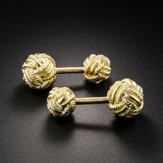 Tiffany & Co. Schlumberger Barbell Knot Cufflinks