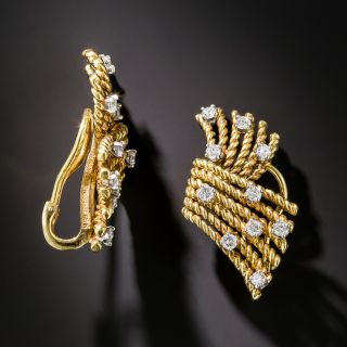 Tiffany & Co. Schlumberger Diamond Earrings