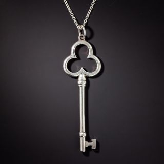 Tiffany & Co. Silver Key Pendant - 1