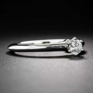 Tiffany & Co. Solitaire Diamond Ring - .21 ct. E / Internally Flawless