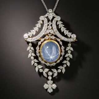 Tiffany & Co. Star Sapphire and Diamond Pendant/Brooch - 3