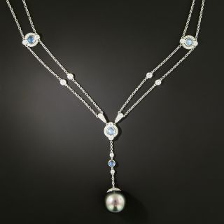 Tiffany & Co.  Tahitian Pearl And Moonstone Necklace - 2