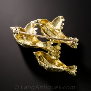 Tiffany & Co. Triple Bird Brooch