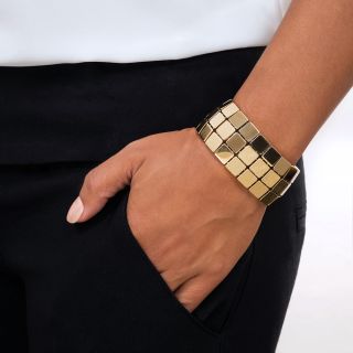 Tiffany & Co. Wide Gold Bracelet