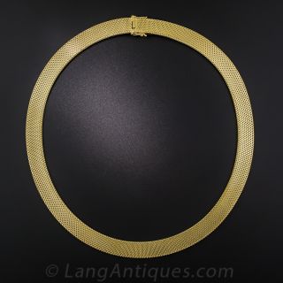Tiffany & Company 18K Mesh Necklace