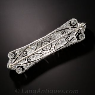 Tiffany Diamond  Bow Brooch