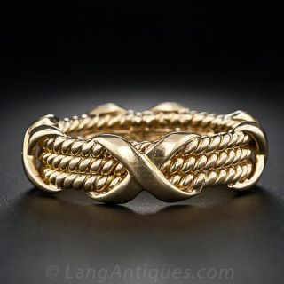 Tiffany & Co. Schlumberger Band Ring - Size 6 1/2