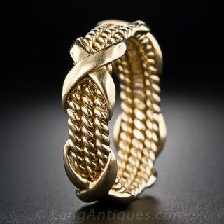 Tiffany & Co. Schlumberger Band Ring - Size 6 1/2