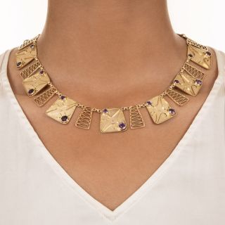 Totally Groovy Amethyst Necklace