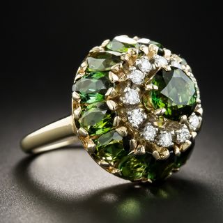 Tourmaline and Diamond Cocktail Ring 