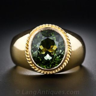 Tourmaline Gent's Ring
