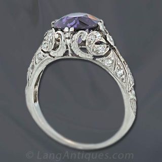 Transitional Phenomenal Sapphire Ring