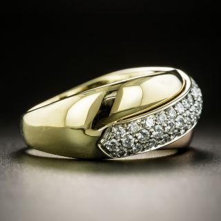 Tri Color Diamond Band