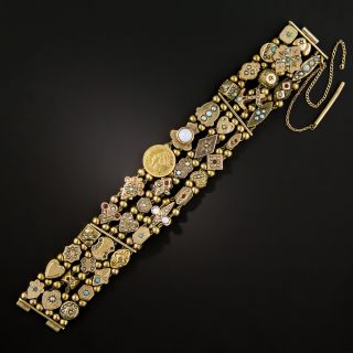 Triple Victorian Wide Slide Bracelet