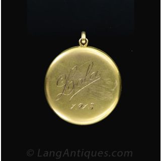 Turn of the Century Eagle Motif Locket