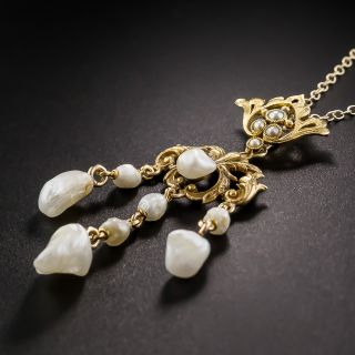Turn-of-the-Century Freshwater Pearl Necklace
