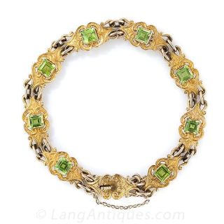 Turn-of-the-Century Peridot Bracelet