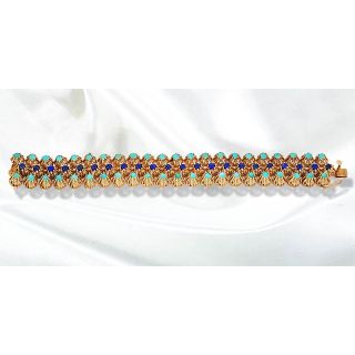 Turquoise and Lapis Lazuli Bracelet