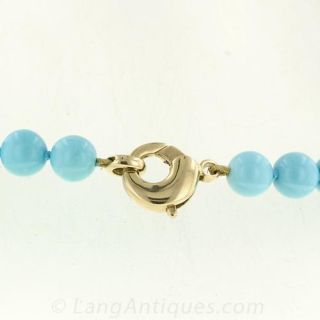Turquoise Bead Necklace