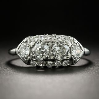 Two-Stone Petite Diamond Ring - 1