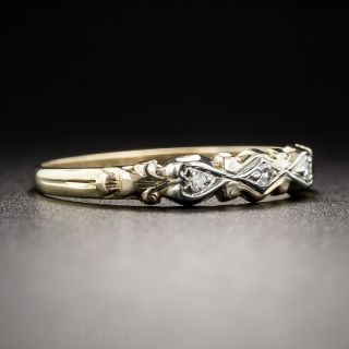 Two-Tone Diamond Band