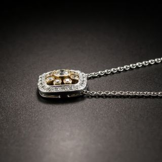 Two-Tone Diamond Pendant