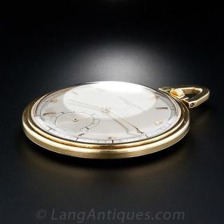 Vacheron & Constantine Open Face Pocket Watch
