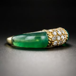 Van Cleef and Arpels Diamond and Chalcedony Ring
