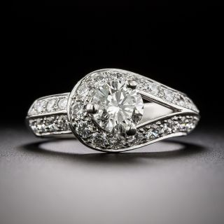 Van Cleef & Arpels Couture .71 Carat Diamond Engagement Ring  - 2